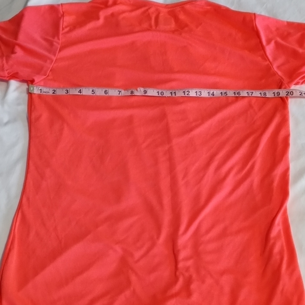 A4 womans neon pinkish orange  2xl t shirt - Picture 6 of 6
